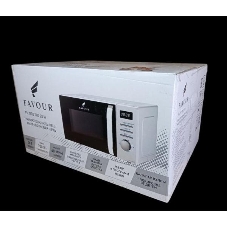 Микроволновая печь FAVOUR FV RTD 700 20W белый, 20 л, 700 Вт, переключатели - кнопки, поворотные переключатели