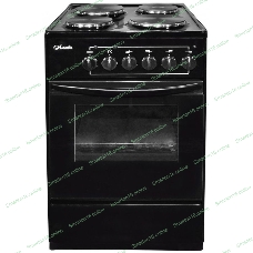 Плита электрическая Лысьва ЭП 401 СТ черный, конфорок 4 электрических, духовка 57 л, 50 см x 84 см x 60 см (без крышки)