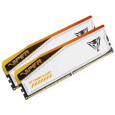 Оперативная память Patriot Viper Elite 5 TUF Gaming, DDR5, 48GB (2x24 GB), 6000 MHz, CL36, DIMM, радиатор, RGB, белый