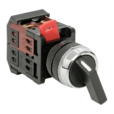 Переключатель АLСLR-22 3P черный NO+NC PROxima