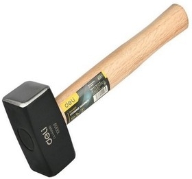 Кувалда Deli DL448010 1000 гр, деревянная рукоять