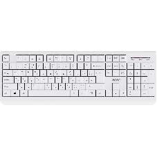 Комплект клавиатура+мышь Acer OCC401 беспроводной, USB, 1600 DPI, белый