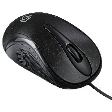 Мышь проводная Oklick 385M черный, 1000 dpi, USB, кнопки - 3