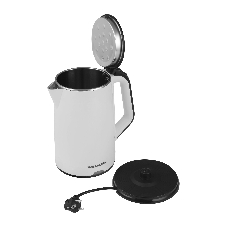 Чайник электрический Willmark WEK-2012PS белый/черный, 2.0 л, 2000 Вт