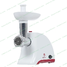 Мясорубка электрическая ВАСИЛИСА ВА-601 белый, 1600 Вт, 1.5 кг/мин, реверс, защита от перегрузки, насадки - 4