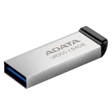 Флешка USB ADATA UR350 (UR350-128G-RSR/BK), 128Gb, USB 3.2, R/W 100/15, серебристый/черный