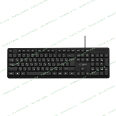 Клавиатура проводная CBR KB 111 Carbon, USB, черный