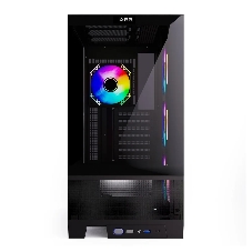 Компьютерный корпус ABR MINI PRO (1хUSB 3.0, 1хUSB Type-C, HD Audio, 4xRGb Fan, ATX, Micro-ATX, ITX)