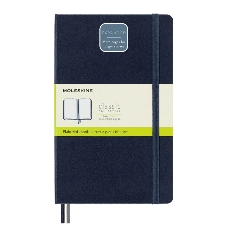 Блокнот Moleskine CLASSIC EXPENDED QP062EXPB20 Large 130х210 мм 400 стр. нелинованный твердая обложка синий сапфир