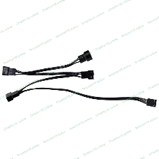 Кабель-разветвитель 1/4 ID-COOLING FS-04 (160шт/кор, 12V, PWM, 4 pin) Retail
