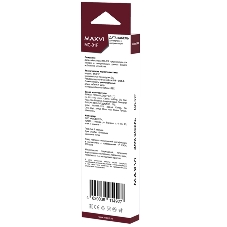 Кабель Maxvi MC-01F white USB-A - microUSB, 2A Плоский кабель, ток макс. нагрузки 2А, макс. напряжение 5V; стандарт USB 2.0; длина 1м, материал PVC, белый