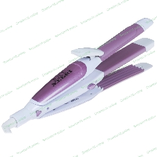 Мультистайлер DELTA LUX DL-0632 белый/сиреневый, 32 мм, 180 °C, 1 режим