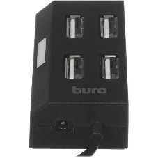 USB-концентратор Buro BU-HUB4-U2.0, USB 2.0, USB 4 порта, USB