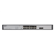 Коммутатор Unmanaged Switch 16x1000Base-T PoE, 2x1000Base-X SFP, PoE Budget 200W, Long-range PoE up to 250m, 19