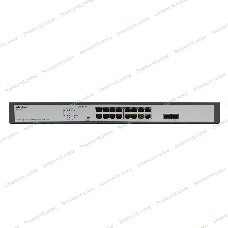 Коммутатор Unmanaged Switch 16x1000Base-T PoE, 2x1000Base-X SFP, PoE Budget 200W, Long-range PoE up to 250m, 19
