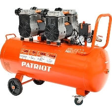 Компрессор поршневой безмасляный Patriot WO 80-360, 360 л/мин, 8 бар, 2200 Вт, 80 л, быстросъем и 