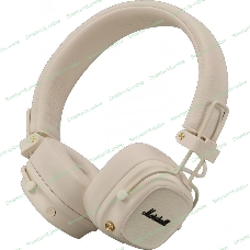 Беспроводные/проводные наушники Marshall Major V бежевый, накладные, Bluetooth + проводной, беспроводная зарядка