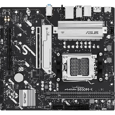 Материнская плата ASUS PRIME B850M-K, AM5, AMD B850, 2xDDR5, 4xSATA, 2xM.2, 1xPCIe 5.0 x16, 1xPCIe 4.0 x8, 1xDP (v1.4), 1xHDMI (v2.1), 1x2.5Gb LAN, 2xUSB-A 10Gbps, 2xUSB-A 5Gbps, 4xUSB-A 2.0, 3x3.5 мм, 7.1, mATX