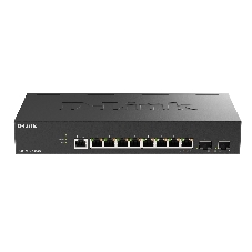Коммутатор D-Link DGS-1210-10X/ME/C1A, 8×1 Гбит/с + 2×10 Гбит/с SFP+, управляемый