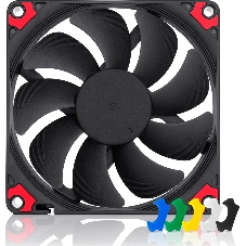 Вентилятор корпусной Noctua NF-A9x14 HS-PWM chromax черный, 92 мм, 0-2500 об/мин, 23.6 дБ, 4 pin PWM, без подсветки