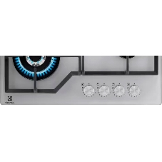 Газовая варочная поверхность Electrolux KGG64362S, 4 конфорки, закаленное стекло, 8900 Вт