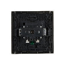 Розетка IEK FORTE&PIANO FP514 1-местная с заземлением без защитных шторок безвинтовое крепление 16А сталь