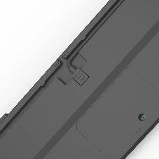 Клавиатура беспроводная A4Tech Bloody WS87 USB, Bluetooth/Радиоканал серый/красный