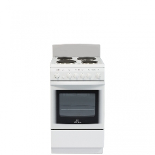 Плита электрическая De Luxe 5004.14Э КР белый 50x50x85