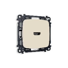 Комплект механизма розетки HDMI 2.0 OMEGA Бежевый матовый 40V/500MO 2.0GHz 5-18Gbit/s QUANT (OP3340, VM222) MO334010 Комплект механизма розетки HDMI 2.0 OMEGA Бежевый матовый 40V/500MO 2.0GHz 5-18Gbit/s QUANT (OP3340, VM222) MO334010