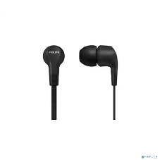 Гарнитура вкладыши Philips TAE1105BK/00 1.2м черный проводные в ушной раковине