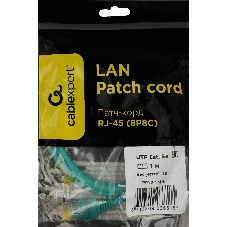 Патч-корд Premier PP12-1M/G 1000Гбит/с UTP 4 пары cat5E CCA molded 1м зеленый RJ-45 (m)-RJ-45 (m)