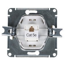 Механизм розетки комп. 1-м СП Glossa RJ45 беж. SchE GSL000281K