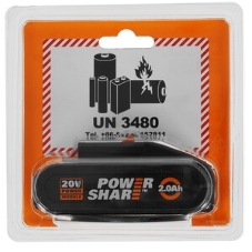 Аккумулятор WA3601 для газонокосилки Worx WG779E, WG744E 2000mAh, 20V Li-ion