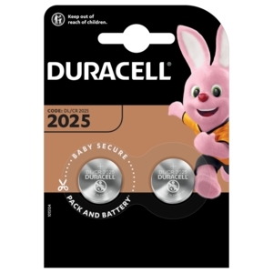 Элемент питания литиевый CR DL 2025 BP-2 (блист.2шт) Duracell Б0037272