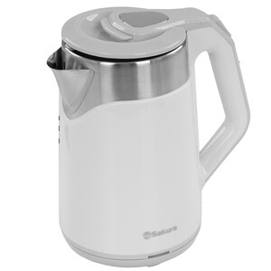 Чайник Sakura SA-2172W 1.8 л, двухслойный белый