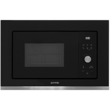 Встраиваемая микроволновая печь GORENJE BMX201AG1BG Электронное управление, черный, объем: 20 л