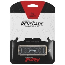 Накопитель SSD Kingston Fury Renegade, 1Tb, M.2(22x80мм), NVMe, PCIe 5.0 x4, 3D TLC, R/W 14200/11000Mb/s, IOPs 2 200 000/2 150 000, TbW 1000, DWPD 0.5 (12 мес)