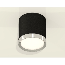 Светильник Ambrella Light XS8142003 SBK/PSL черный песок/серебро полированное GX53 (C8142, N8118)