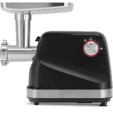 Мясорубка электрическая Polaris PMG 2582 черный, 2500 Вт, 2.7 кг/мин, реверс, защита от перегрузки, металлический лоток, насадки - 5