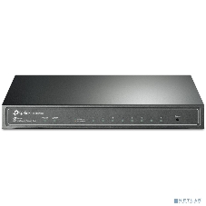 Коммутатор TP-Link SMB TL-SG2008 8-port Pure-Gigabit Desktop Smart Switch, 8 10/100/1000Mbps RJ45 ports, Tag-based VLAN, STP/RSTP/MSTP, IGMP V1/V2/V3 Snooping, DHCP Filtering, 802.1P Qos, Rate Limiting, Voice VLAN,