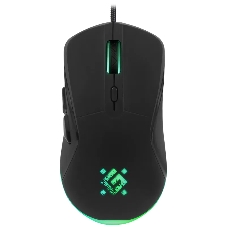 Мышь проводная Defender Arga GM-049 черный, 3600 dpi, USB, кнопки - 6