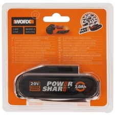 Аккумулятор WA3601 для газонокосилки Worx WG779E, WG744E 2000mAh, 20V Li-ion