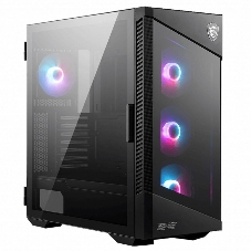 Компьютерный корпус MSI MPG VELOX 100R 2xUSB 3.0, 1xType C, 4x120мм ARGb Fan, ARGb Control Board, Tempered Glass Window, Glass Front Panel, Brown Box (829315)