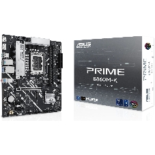 Материнская плата ASUS PRIME B860M-K, LGA1851, Intel B860, 2xDDR5, 4xSATA, 2xM.2, 1xPCIe 4.0 x16, DisplayPort, HDMI, 1x2.5Gb LAN, 3x3.5 мм, 7.1, microATX