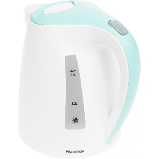 Чайник электрический Blackton Bt KT1702P белый/зеленый, 1.7 л, 2200 Вт, скрытый нагревательный элемент