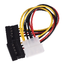 Кабель GoPower MOLEX (F)-2SATA (M) 0.2M 00-00027494