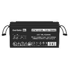 Аккумуляторная батарея ExeGate DTM 12150L (12V 150Ah, болт М8)