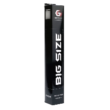 Коврик для мыши Gembird MP-120-60-BLACK, черный, 1200х600х3мм, ткань+резина, оверлок, коробка