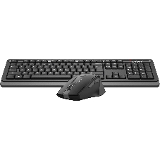 Комплект клавиатура+мышь A4Tech FStyler FG1035 беспроводной, USB, 2000 DPI, чёрный/серый