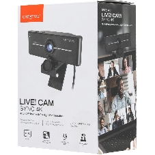 Веб-камера Creative Live! Cam 4K 3840x2160, 30 кадр/с, USB Type-A, микрофон, шторка приватности, универсальное крепление